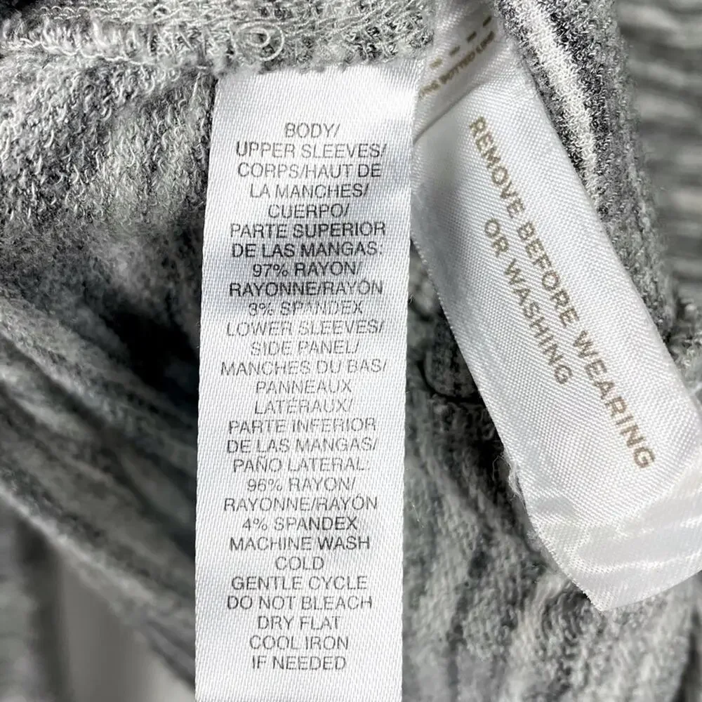 Lou & Grey Moto Zip Cardigan Jacket Sz M - Picture 3 of 6